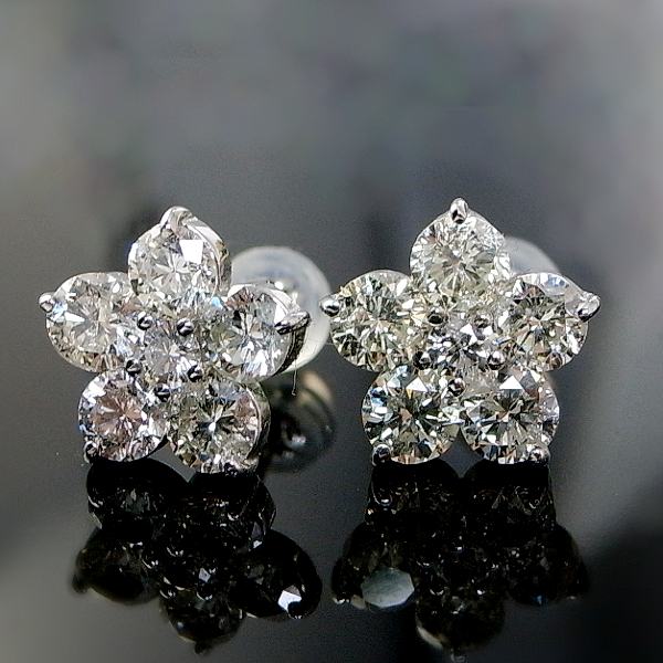 2.0ct Diamonds Earrings (EarPla-3)