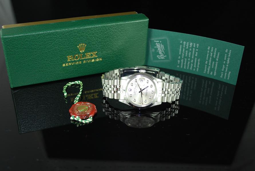 Rolex U Date Diamonds (1505)